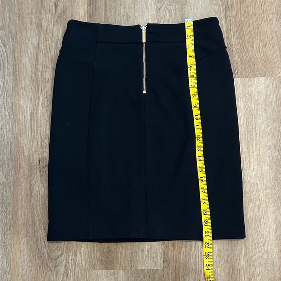 Michael Kors Black Skirt with Gold Zipper - Picture 4 of 6